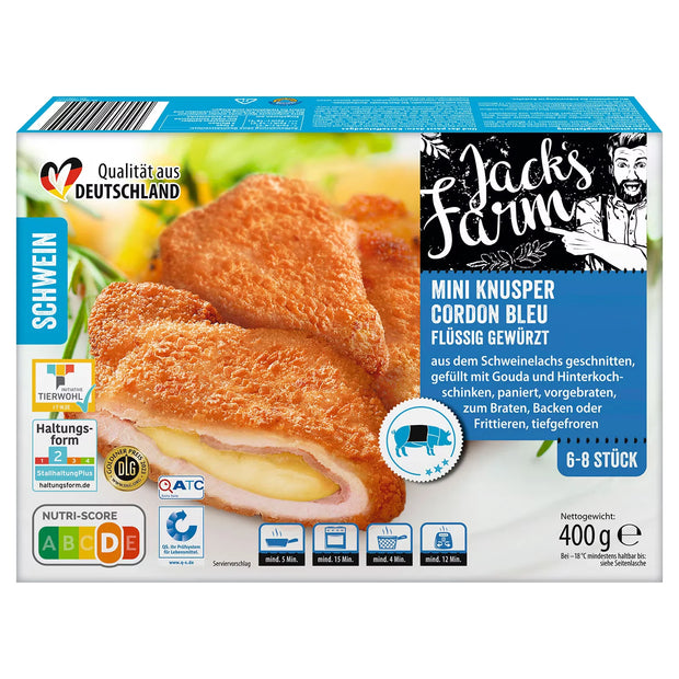 Mini Knusper Cordon Bleu 400 g