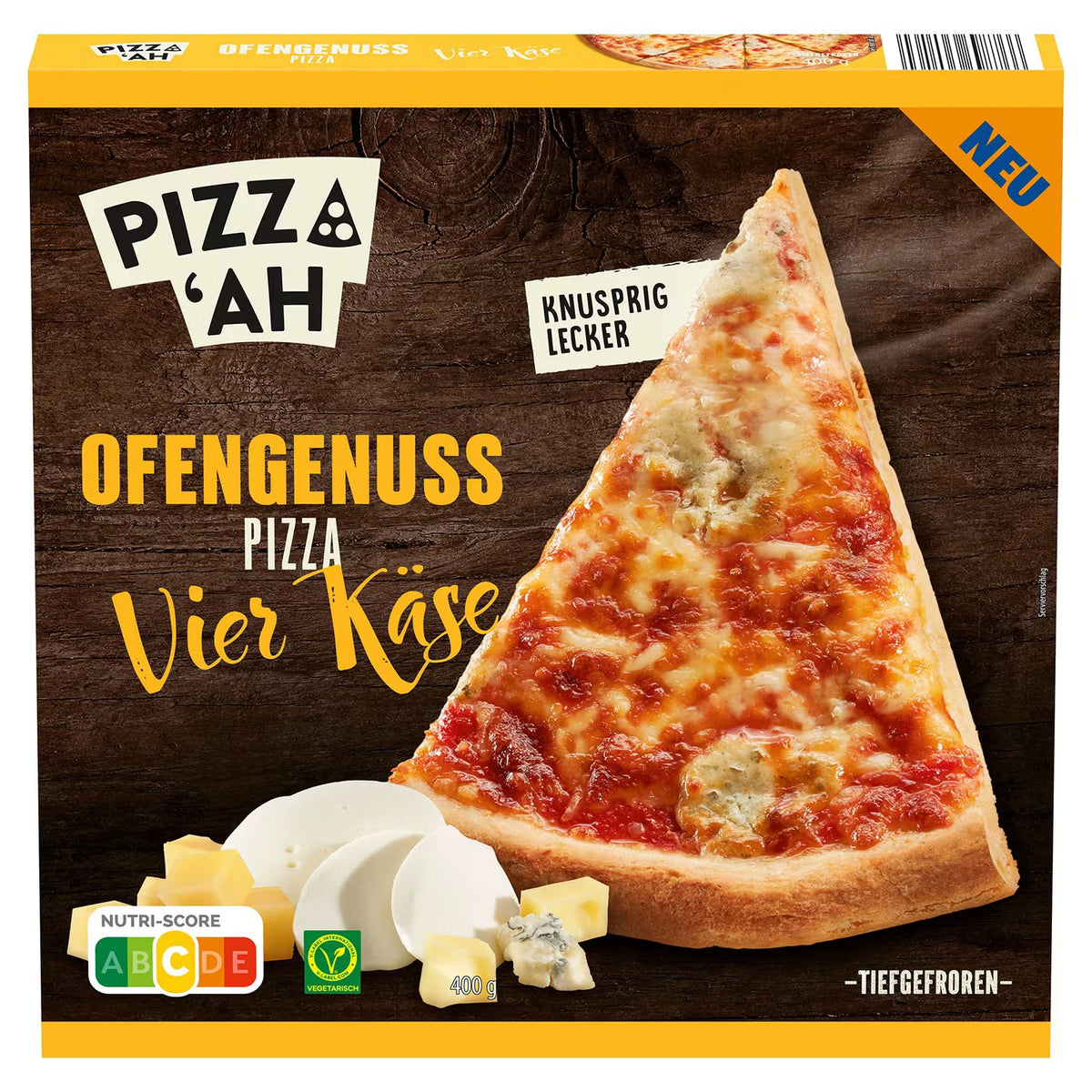 Ofengenuss Pizza 410 g, 4-Käse