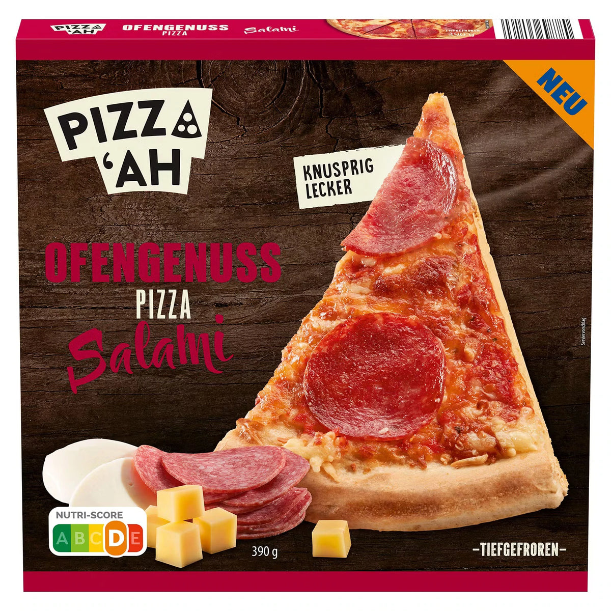 Ofengenuss Pizza 390 g, Salami