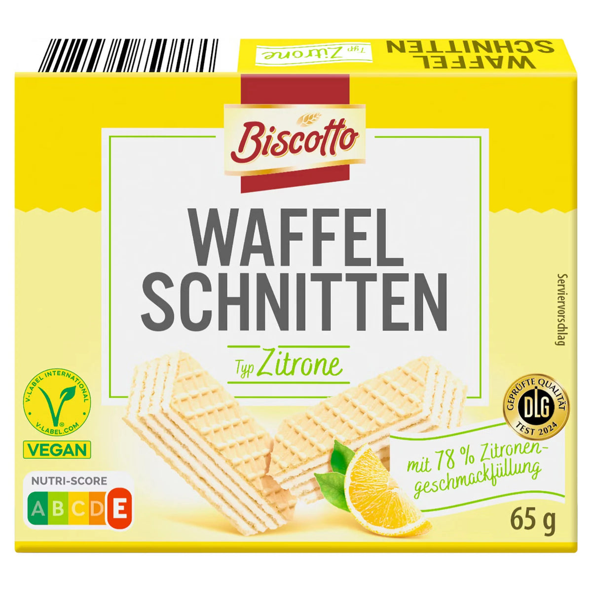 Waffelschnitten 260 g, Zitrone