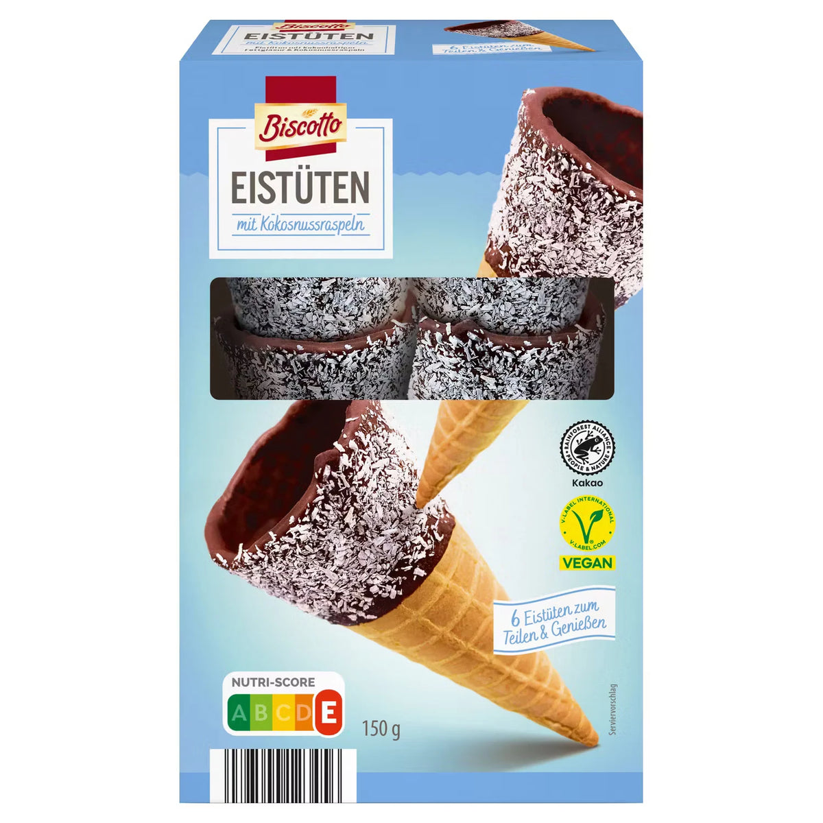 Eistüten 150 g, Kokosstreusel