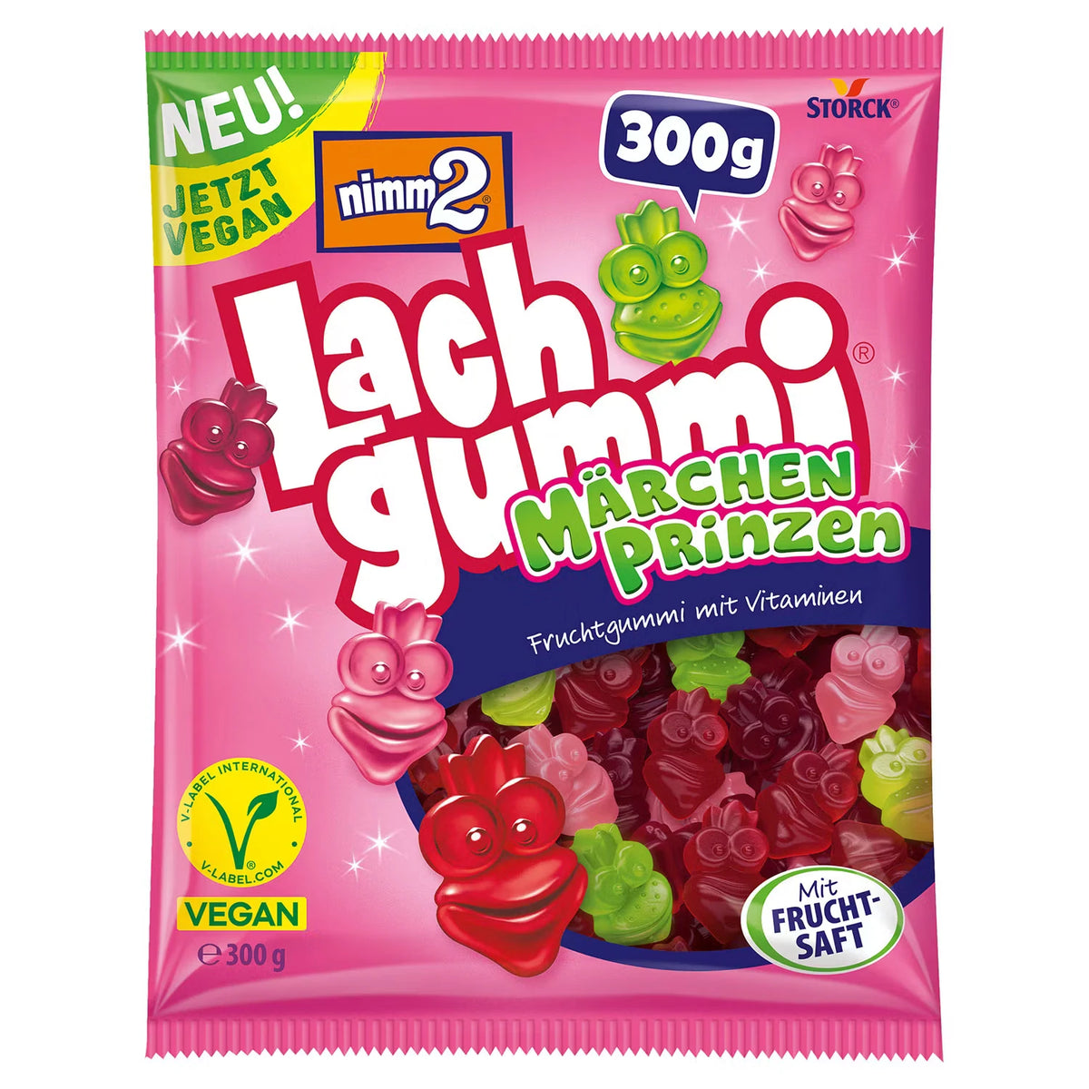 NIMM 2 Lachgummi Veggie 300 g, Märchenprinzen