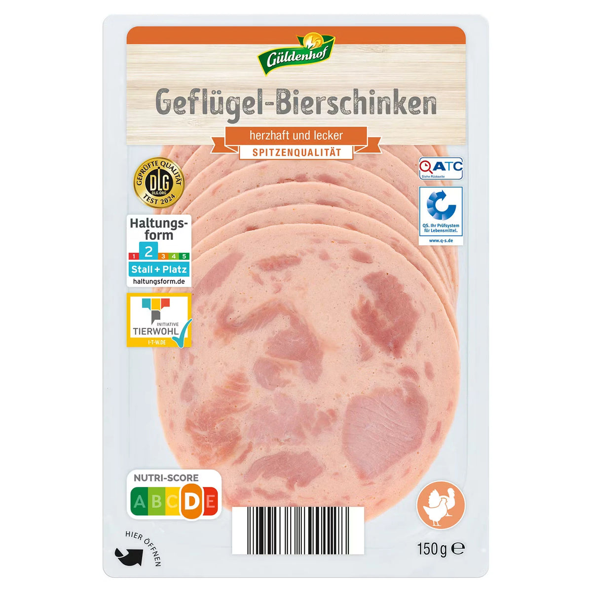 Geflügel-Bierschinken 150 g