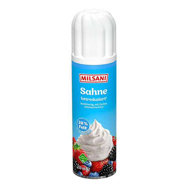Sprühsahne 250 ml, fettreduziert