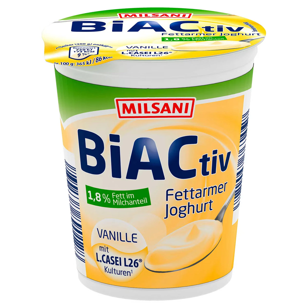 BiACtiv Fettarmer Joghurt Vanille 1,8% Fett 200 g