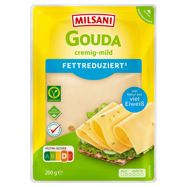 Fettred. Käse 200 g, Gouda mild