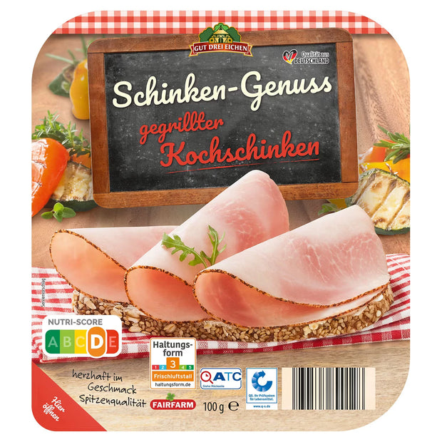 Kochschinken-Genuss 100 g, Gegrillter Kochschinken
