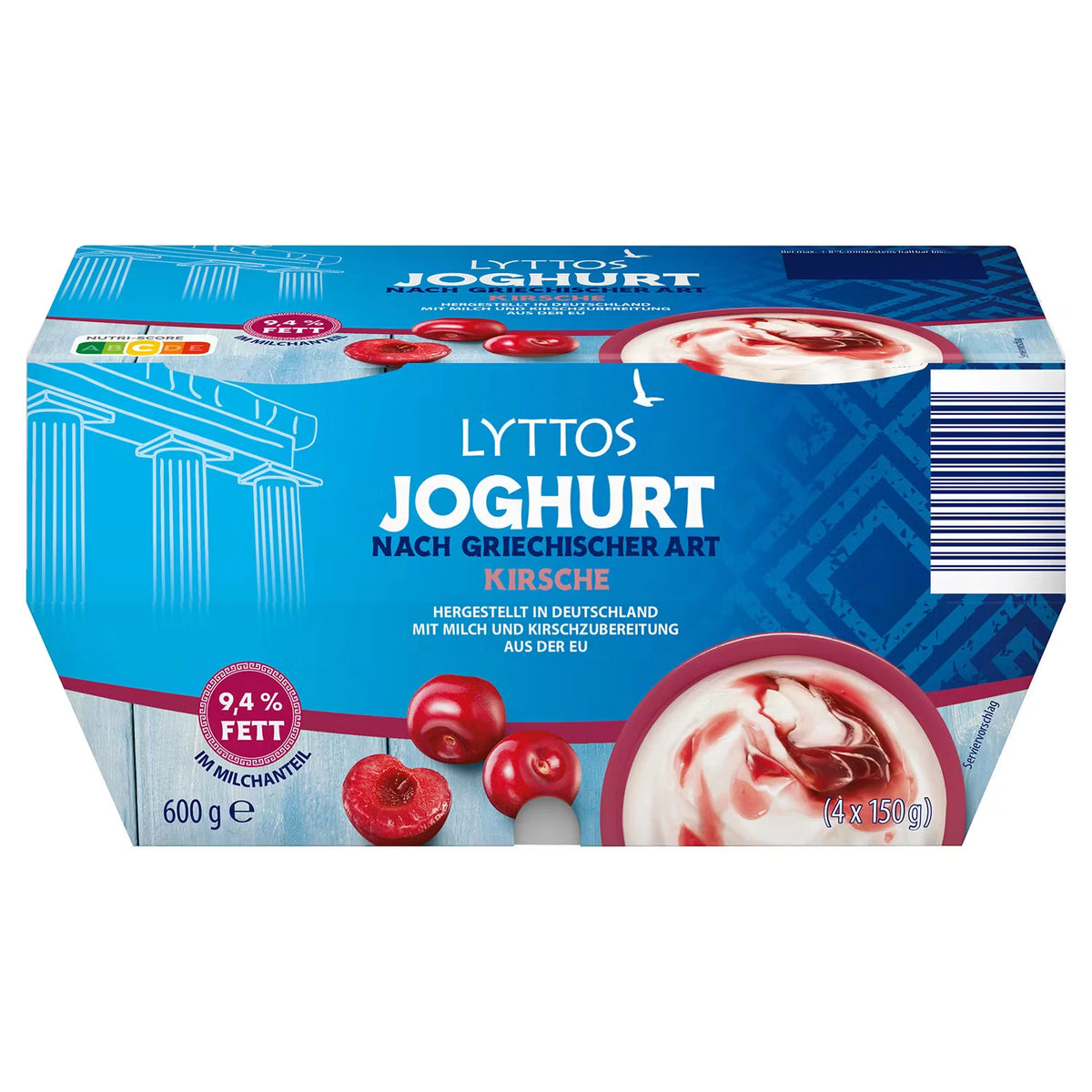 Fruchtjoghurt griechischer Art 600 g, Kirsche