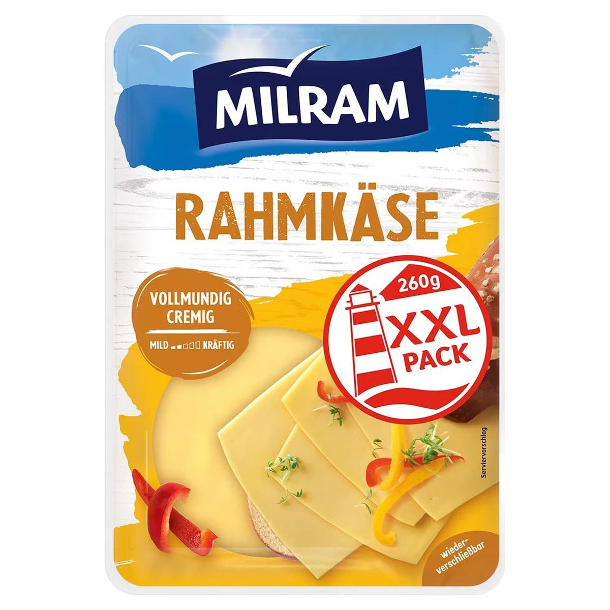 Käsescheiben 260 g, Rahmkäse