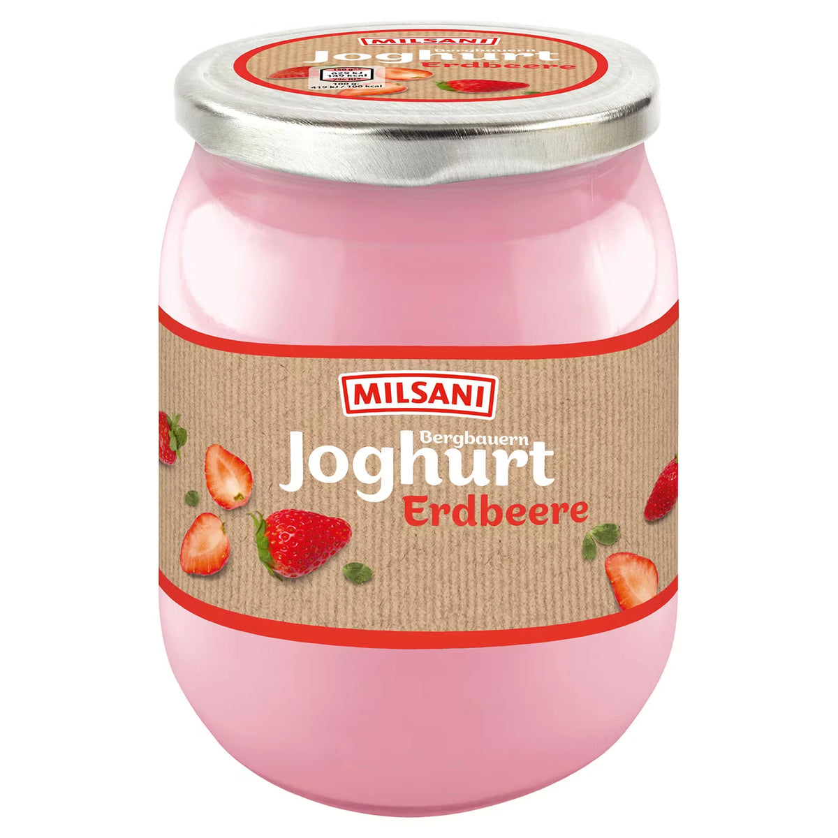 Bergbauern-Joghurt 450 g, Erdbeere