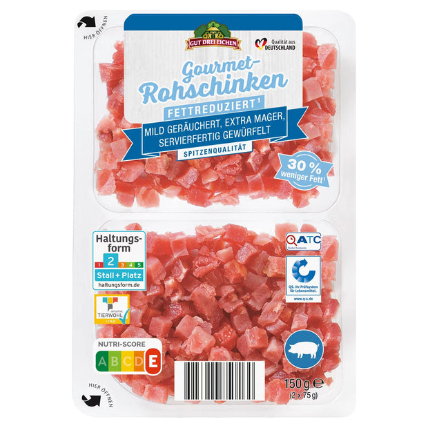 Schinkenwürfel 150 g, Fettreduziert