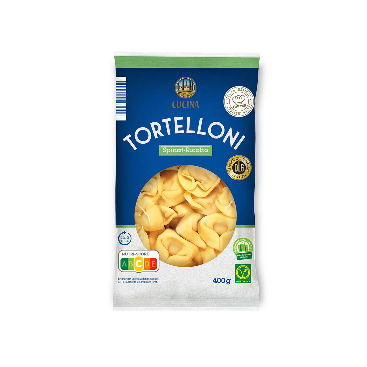 Frische Pasta Spezialitäten 400 g, Ricotta-Spinat
