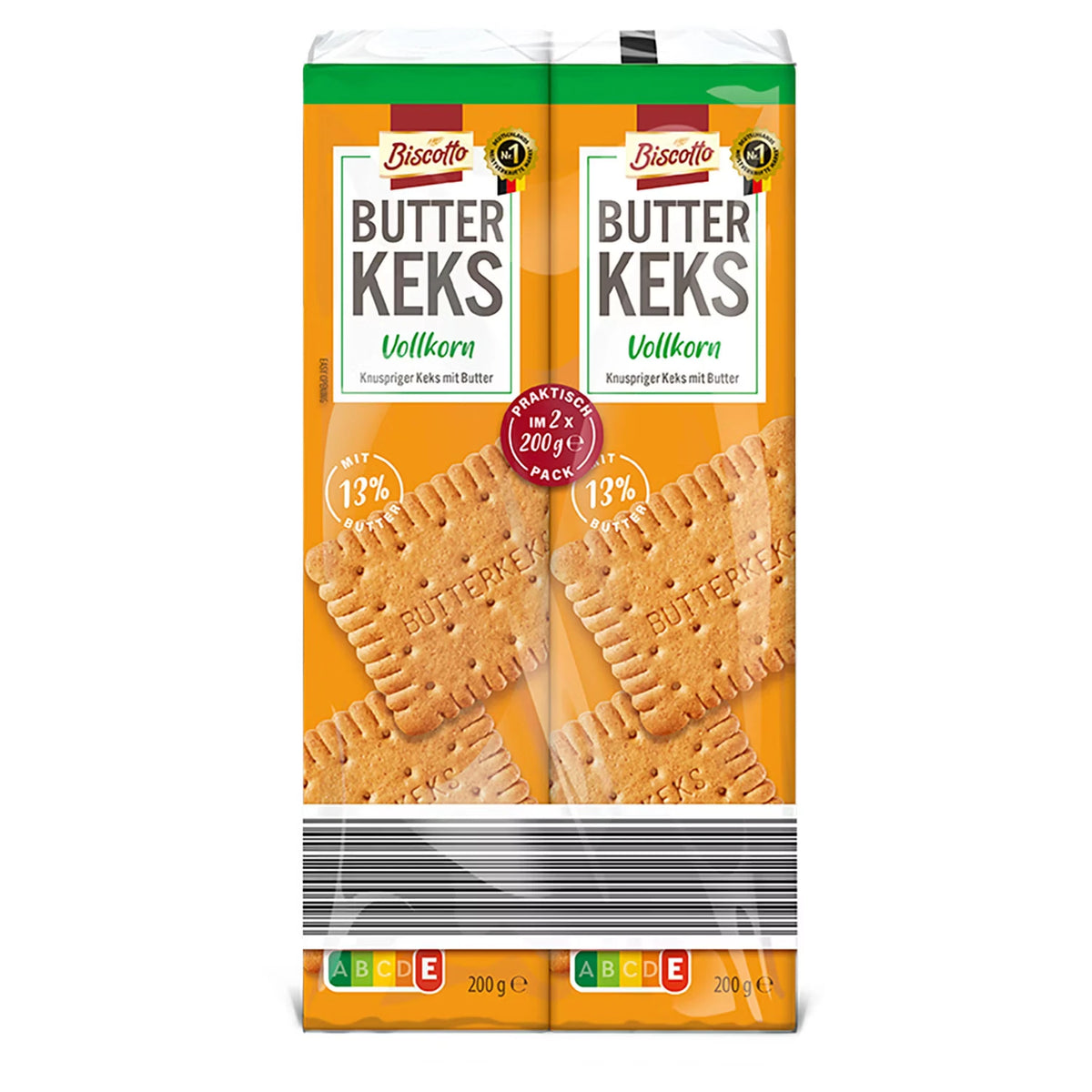 Butterkeks 400 g, Vollkorn