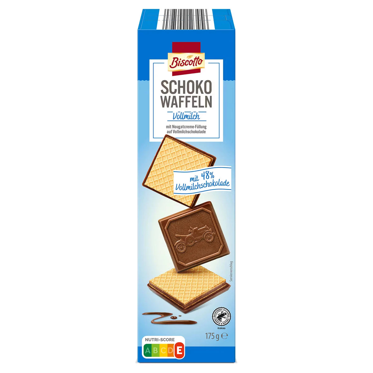 Schoko Waffeln 175 g, Vollmilch