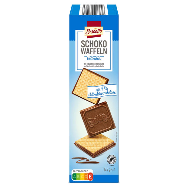 Schoko Waffeln 175 g, Vollmilch