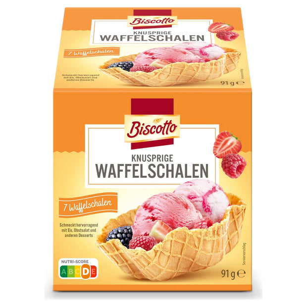 Waffelschalen 91 g, Klassik