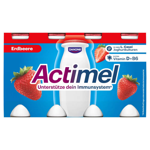 Actimel 8 x 100 g, Erdbeere