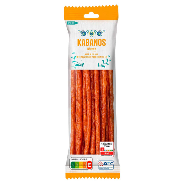 Polnische Kabanossi-Stangen 120 g, Käse