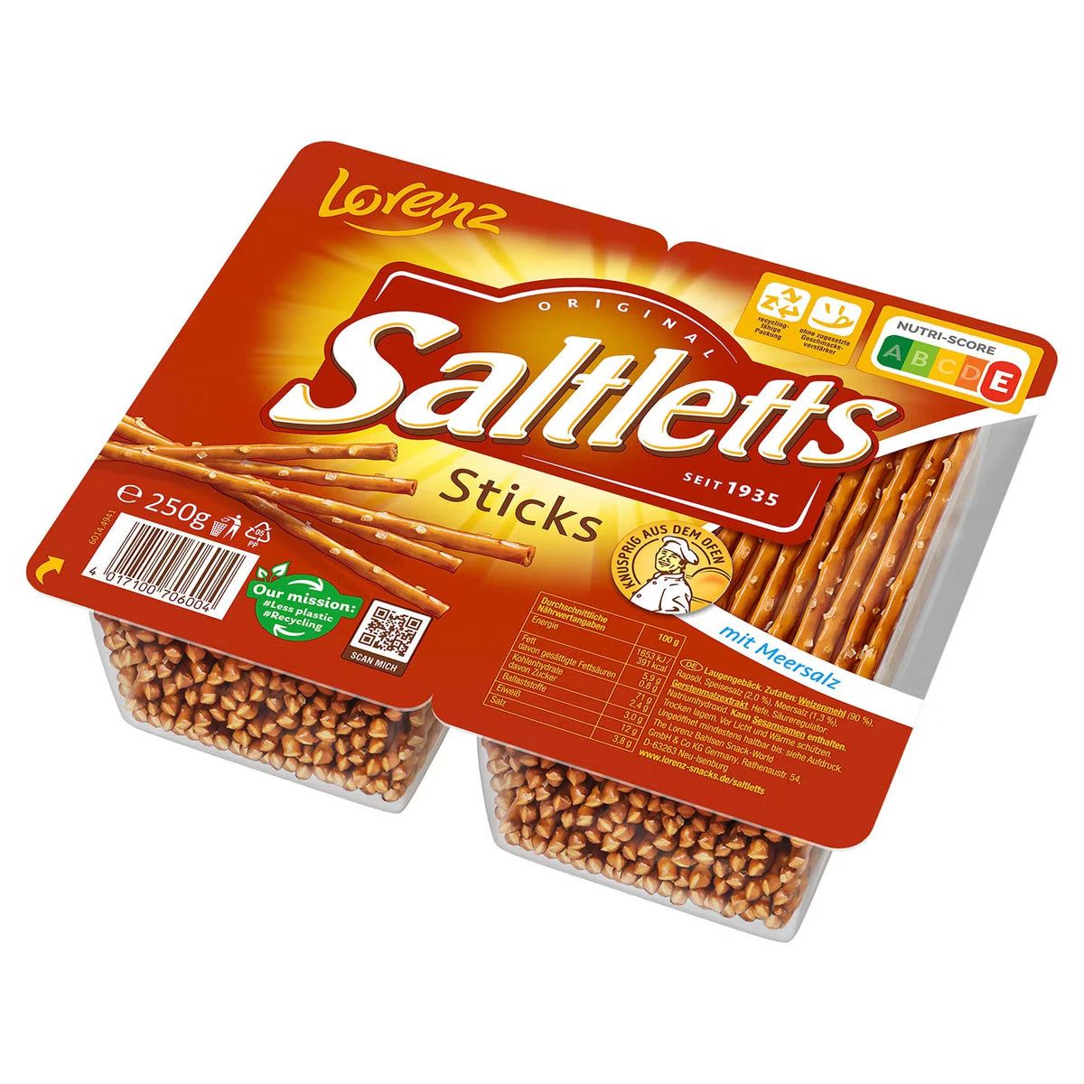 Saltletts Sticks 250 g, Classic