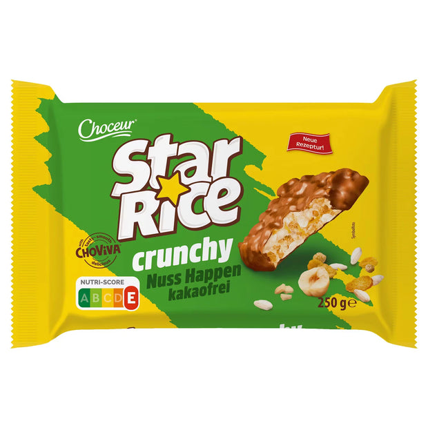 Star Rice 250 g, Schokolade-Puffreis Dunkel Choviva