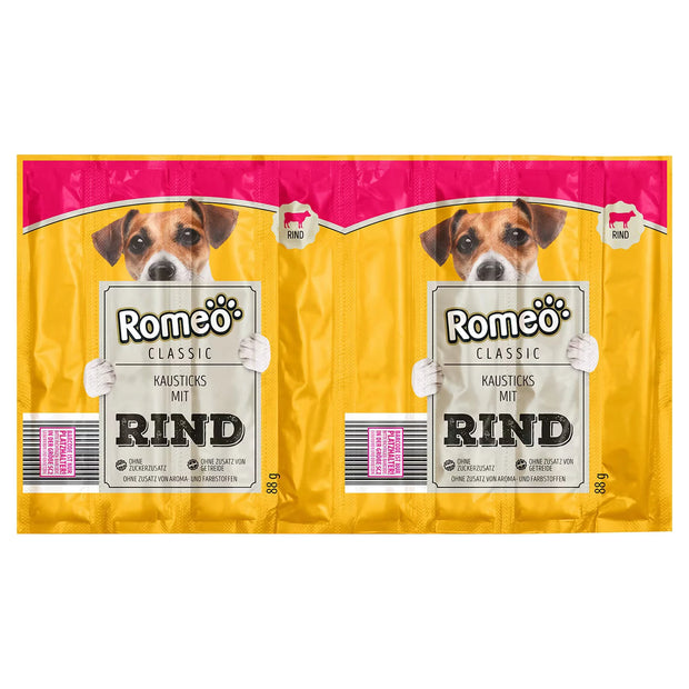 Classic Hunde Kausticks 8 x 11 g, Rind