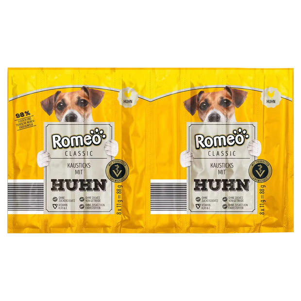 Classic Hunde Kausticks 8 x 11 g, Huhn