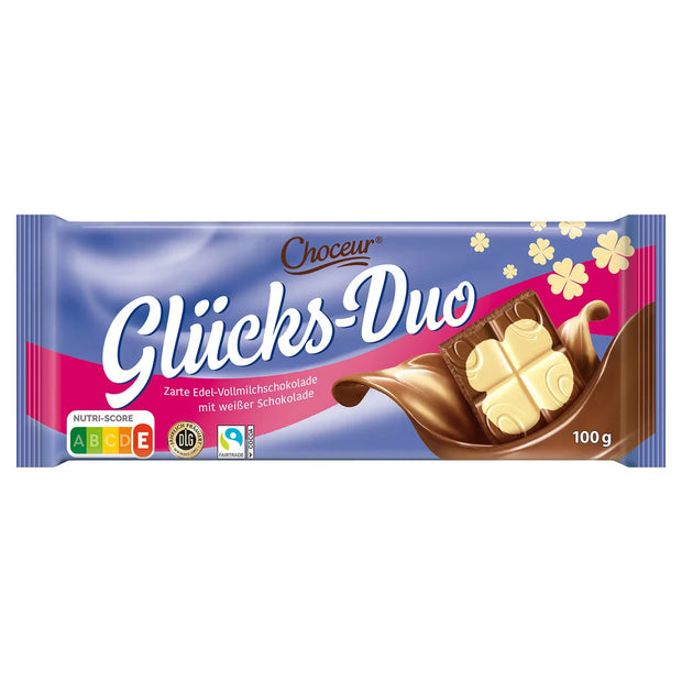 Schokoladen Vielfalt 100 g, Glücks-Duo
