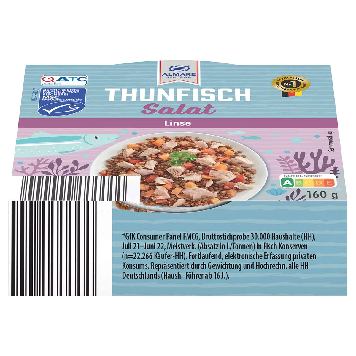 Thunfischsalate 160 g, Linsen