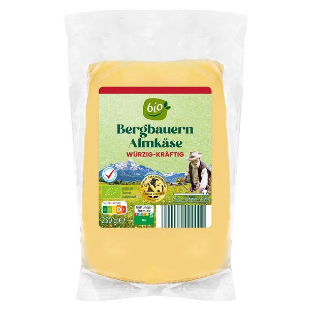 Bio-Bergbauernkäse-Variationen 250 g, Almkäse