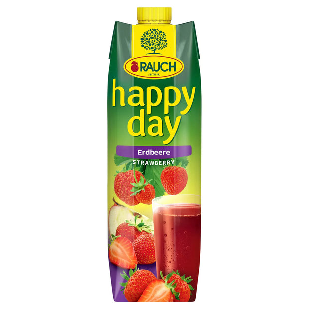 Fruchtsaft Happy Day 1 l, Erdbeere