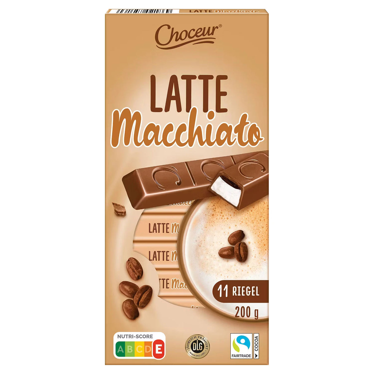 Milchriegel 200 g, Latte Macchiato