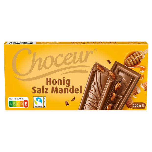 Nuss-Schokolade 200 g, Honig-Salz-Mandel