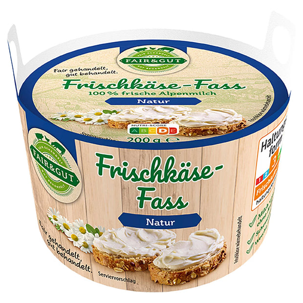 Frischkäse-Fass 200 g, Natur
