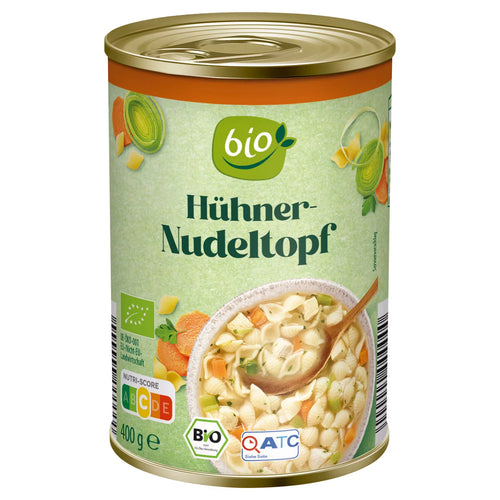 Bio-Suppe/-Eintopf 400 g, Hühnersuppe