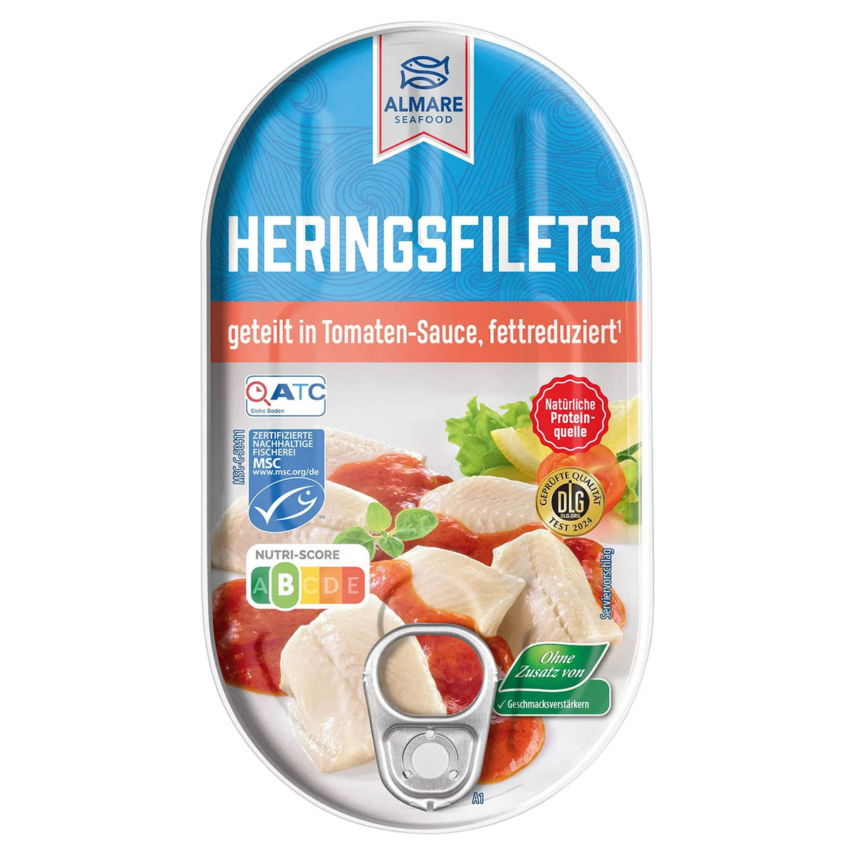 Heringsfilet in Tomatensauce 200 g, Low Fat