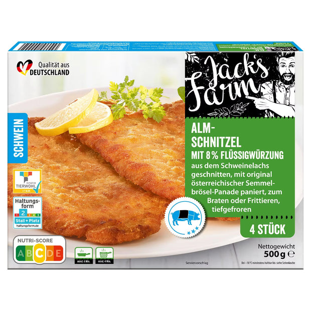 Schnitzelsortiment 500 g, Alm
