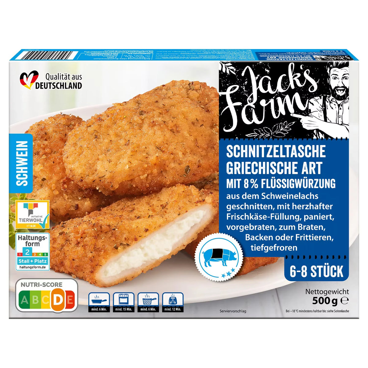 Schnitzelsortiment 500 g, Griechische Art