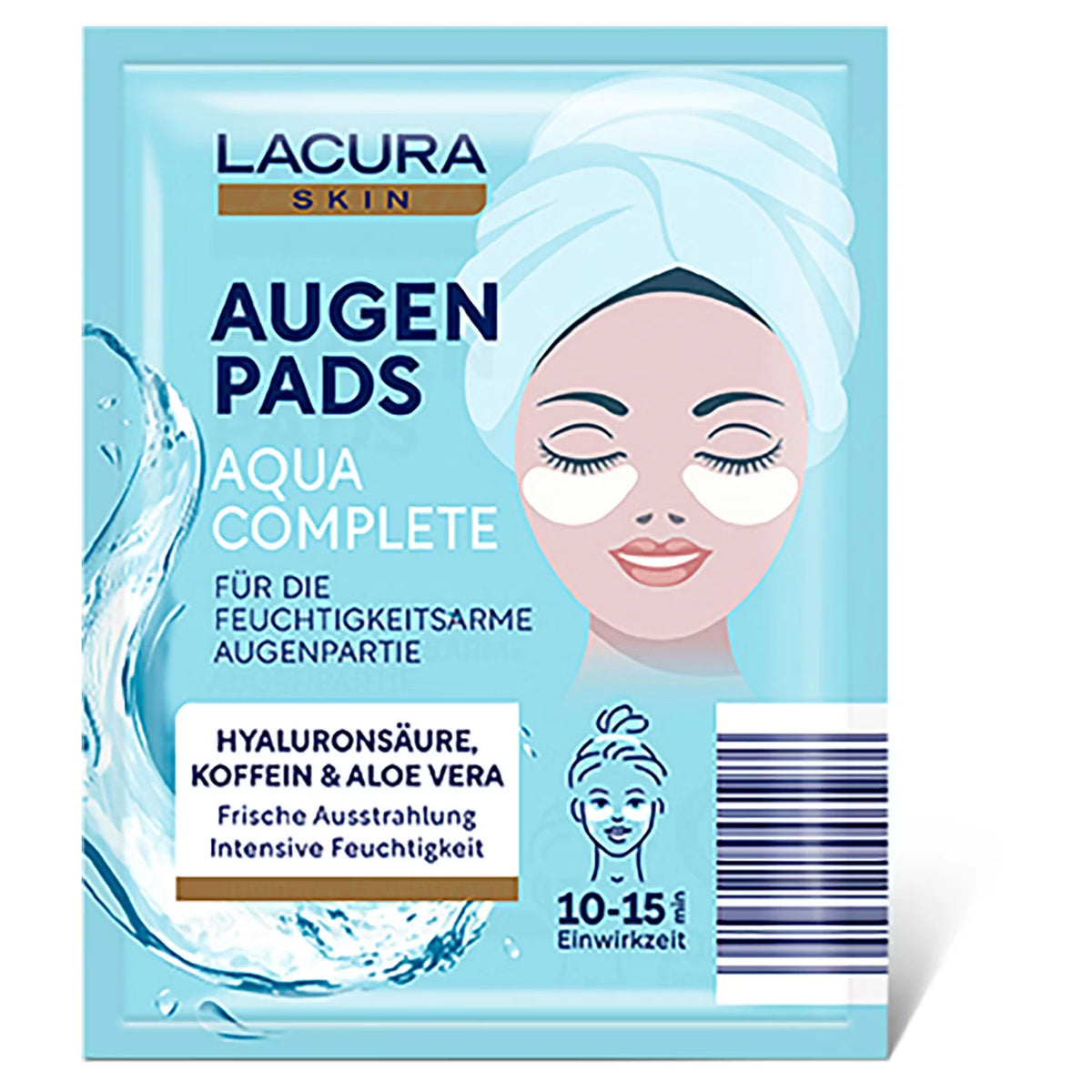 Tuchmaske, Augenpads Aqua