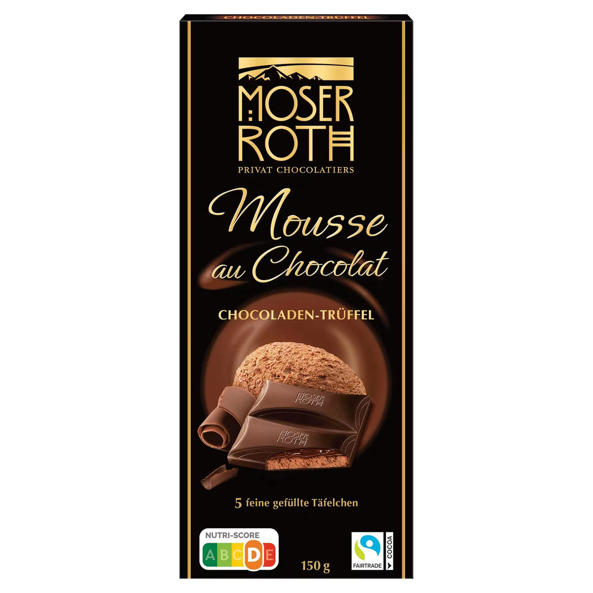Schokolade "Mousse au Chocolat" 150 g, Chocoladen-Trüffel