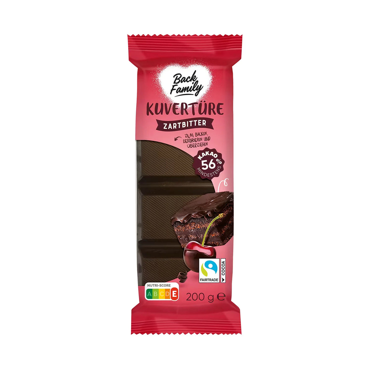 Kuvertüre 200 g, Zartbitter