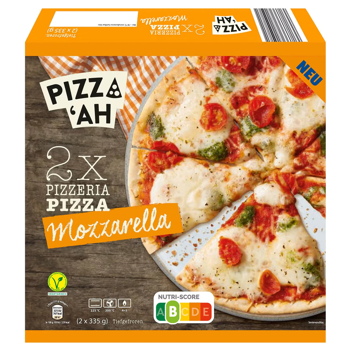 Pizzeria Pizza 710 g, Mozzarella