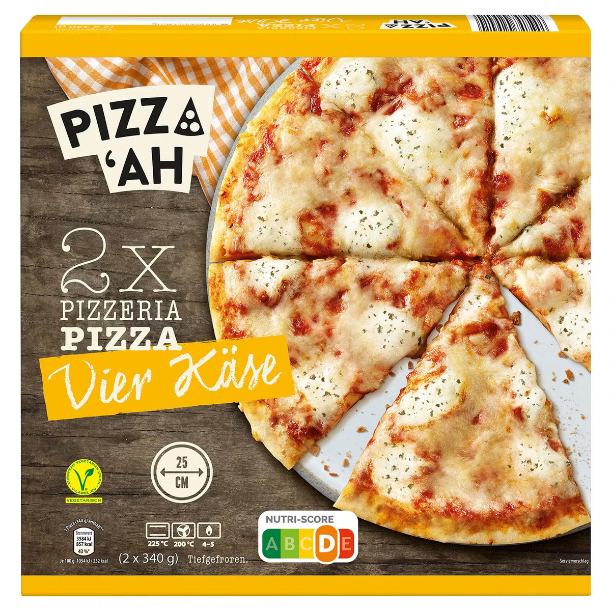 Pizzeria Pizza 680 g, 4-Käse