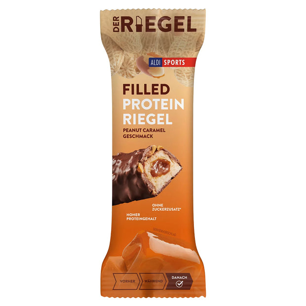 Filled Protein Bar 45 g, Peanut-Caramel