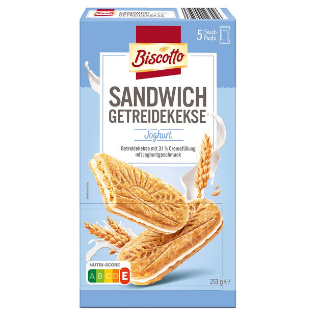 Sandwich Getreidekekse 253 g, Joghurt