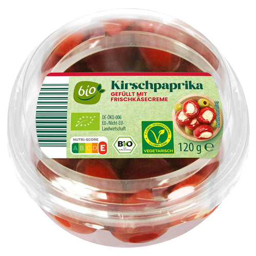 Bio-Antipasti 120 g, Kirschpaprika