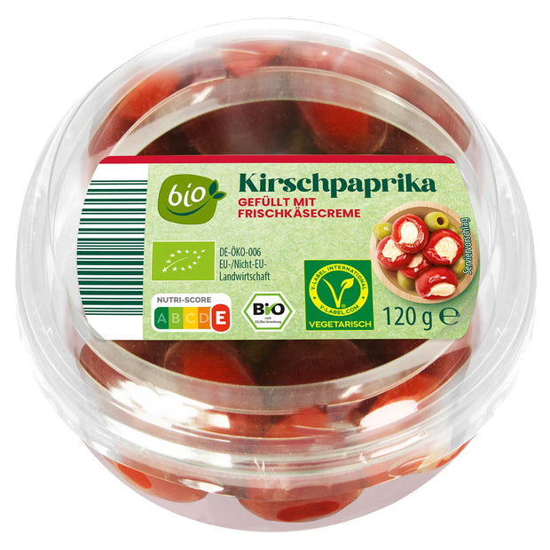Bio-Antipasti 120 g, Kirschpaprika