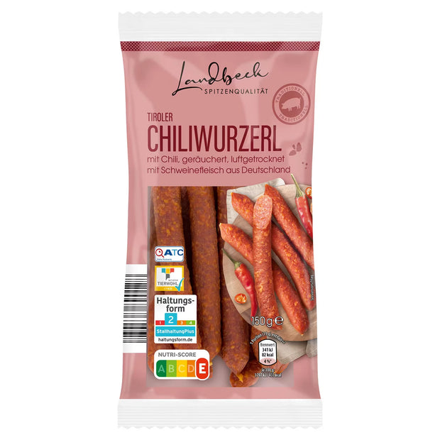 Tiroler Kaminwurzerl 150 g, Scharf