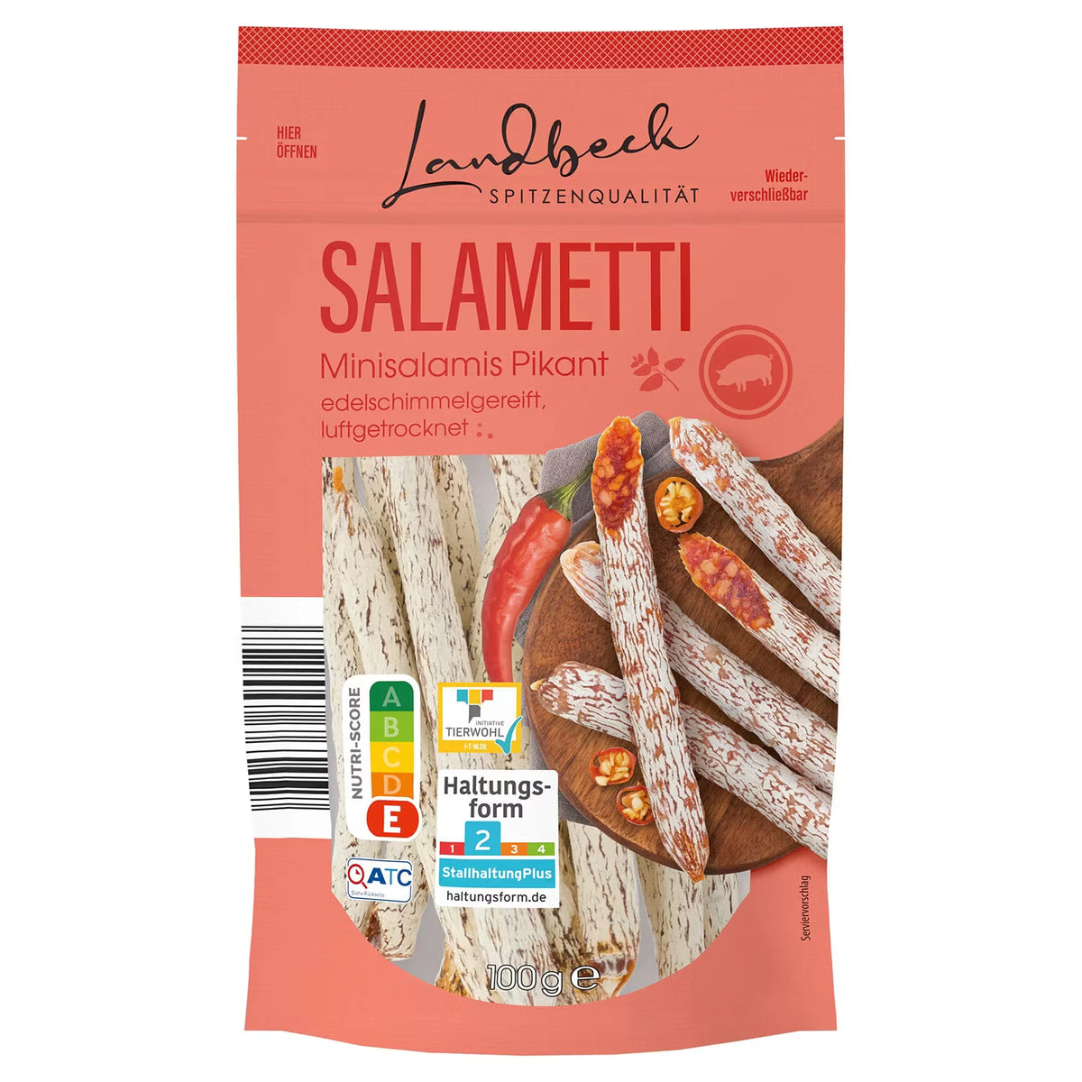 Salametti Minisalamis 100 g, Pikant
