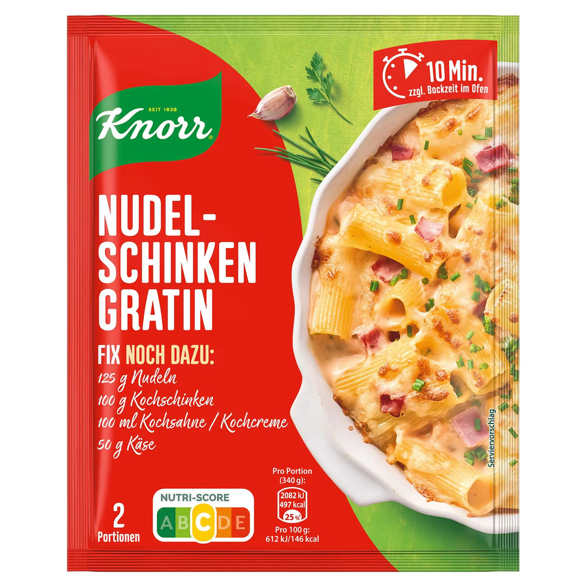 Knorr Fix, Nudel-Schinken-Gratin 32 g