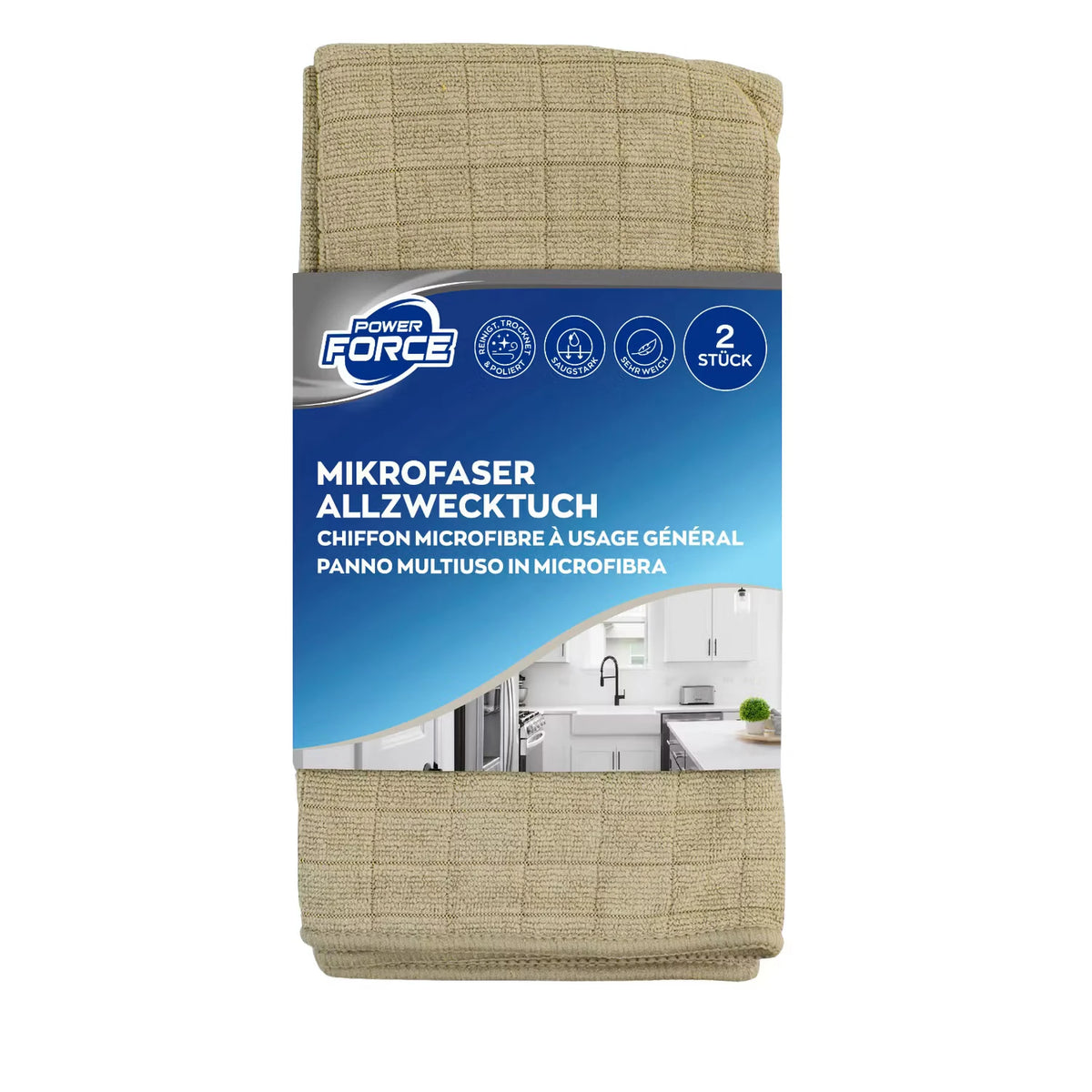 Mikrofaser-Allzwecktuch, Beige